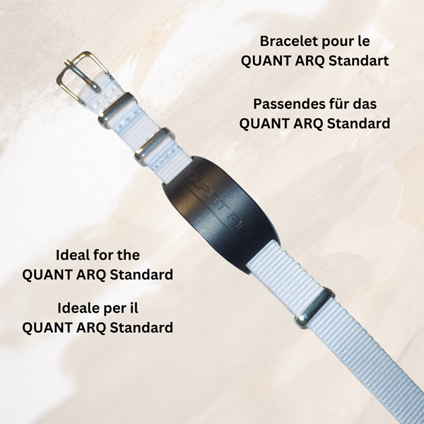 QUANT ARQ Standard- nylon strap white